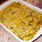Домашний куриный жульен с грибами, сметаной и кислыми огурчиками