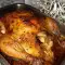 Целый печеный цыпленок с розмарином и сливочным маслом