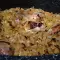 Свежая капуста с куриными ножками в духовке