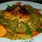 Курица со стручковой фасолью в духовке
