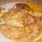 Курица с капустой в духовке