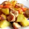 Куриное филе с картошкой и морковью