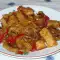 Курица с овощами в кисло-сладком соусе