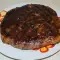 Плескавица с начинкой из сыра и ветчины