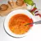 Постный гороховый суп с луком-пореем и сельдереем