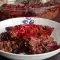 Постные сушеные фаршированные перцы с фасолью и грецкими орехами