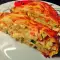 Картофельный рулет с куриным мясом и сыром