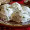 Молочный салат с огурцами