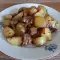 Молодой картофель запеченный с грибами