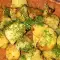 Молодой картофель со сливочным маслом и укропом