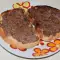 Гренки с фаршем из дичи