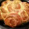 Пышный тутманик с брынзой и кислой молоком