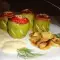 Пенечки из кабачков с мясным фаршем и рисом