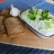 Острая закуска с творогом и брынзой