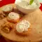Закуска с творогом, грецкими орехами и сыром