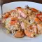 Ризотто с морепродуктами и помидорами