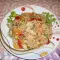 Куриное ризотто с грибами