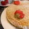 Рассыпчатый клубничный пирог с рикоттой