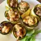Рулетики из кабачков с начинкой, запеченные в духовке