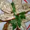 Эффектный рулет из кабачков со сливочным сыром