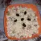 Салат из макарон с молочным соусом