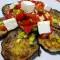Салат с баклажанами, помидорами и чесноком