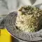 Салат кускус с кислыми огурчиками и майонезом