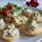 Холодные бутерброды канапе с курицей