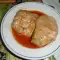 Классические голубцы с квашеной капустой, фаршем и рисом