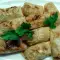 Пикантные голубцы с квашеной капустой, мясным фаршем и рисом