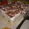 Белоснежный пирог на белках с кремом