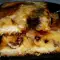 Пирог с кремом и круассанами