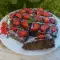Пирог с клубникой без сахара и муки