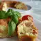Соленый кекс с творогом и ветчиной