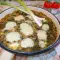Шпинат, запеченный с рисом, грибами и моцареллой
