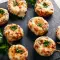 Фаршированные шампиньоны с сыром и сметаной