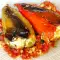 Перец, фаршированный кабачками и брынзой