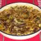 Свиная печень с рисом и грибами в духовке