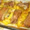 Свины ребрышки с картофелем и морковью в духовке