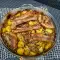 Свиные ребра с картофелем и грибами
