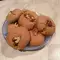 Постное тыквенное печенье с грецкими орехами и корицей