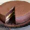 Торт с карамельным кремом и тахини