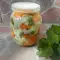 Соленье с цветной капустой и морковью