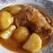 Картофельное рагу с куриными ножками