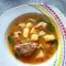 Картофельное рагу с курицей и чесноком