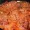 Тушеная куриная печень с луком и морковью