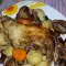 Кролик с картофелем и грибами