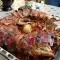 Запеченный домашний кролик с беконом