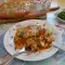 Запеченная курица с кабачками