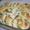 Быстрая запеканка с кабачками и помидорами